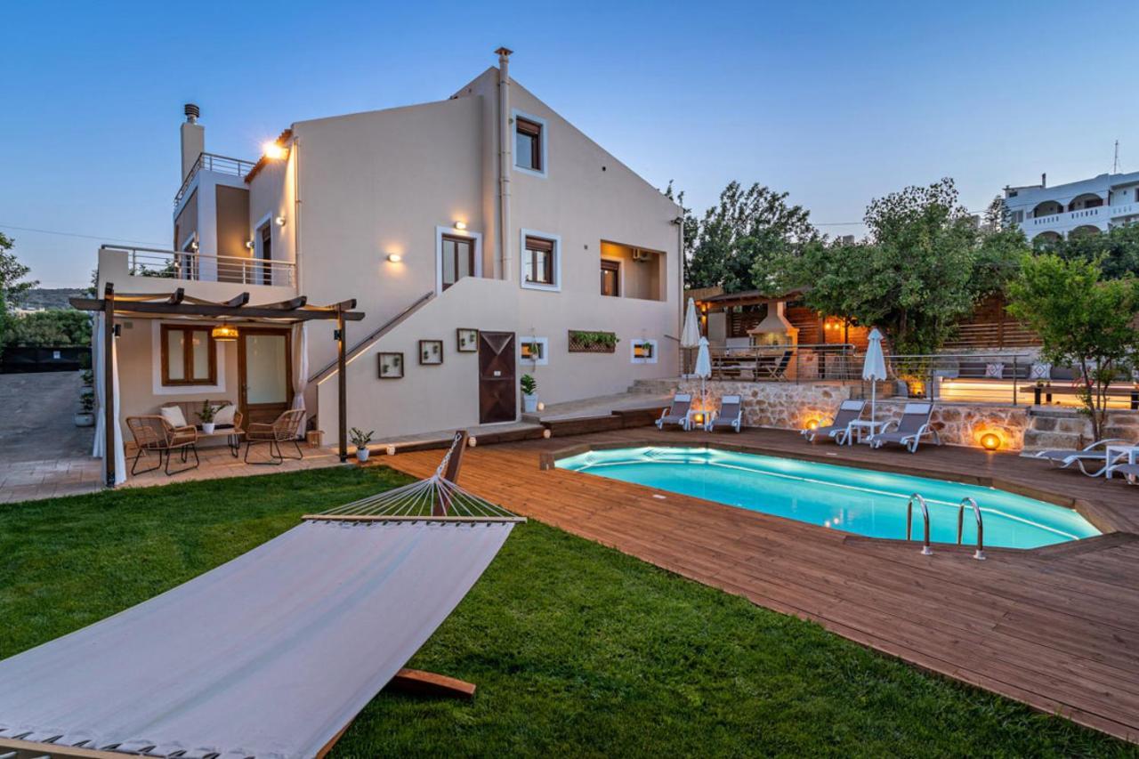 Villa Ellovos With Private Pool Retimno Zewnętrze zdjęcie