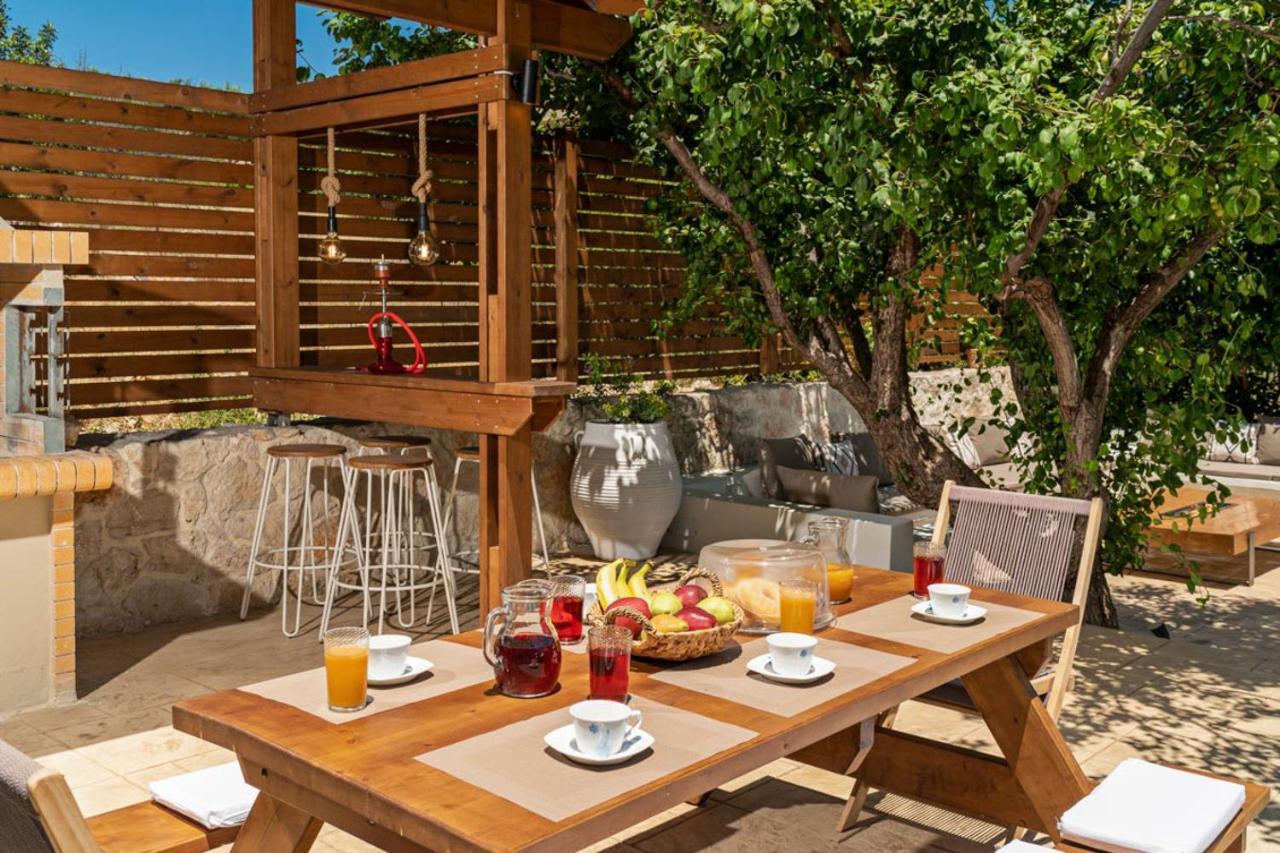 Villa Ellovos With Private Pool Retimno Zewnętrze zdjęcie