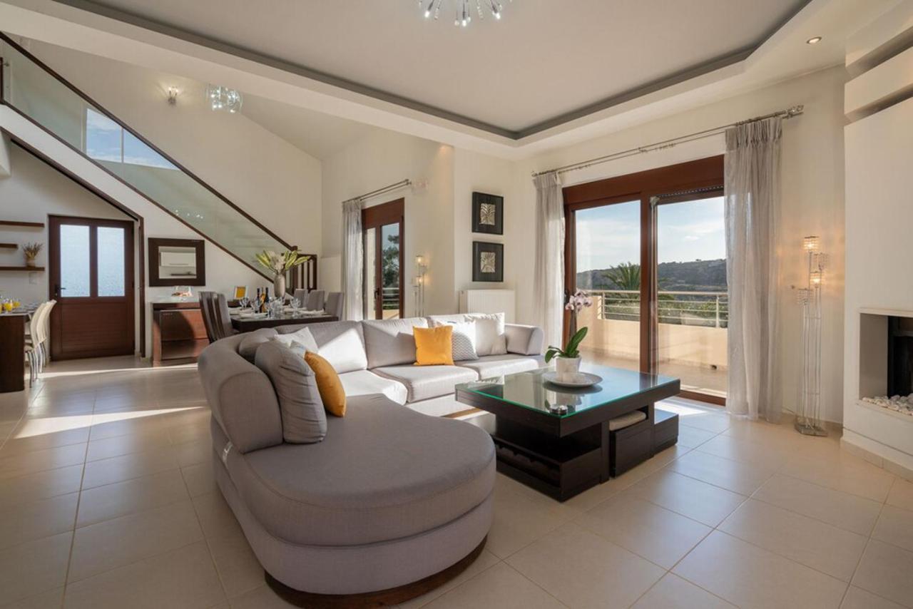 Villa Ellovos With Private Pool Retimno Zewnętrze zdjęcie