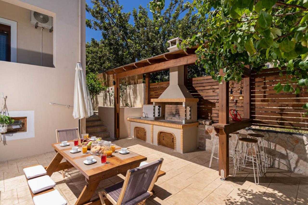 Villa Ellovos With Private Pool Retimno Zewnętrze zdjęcie