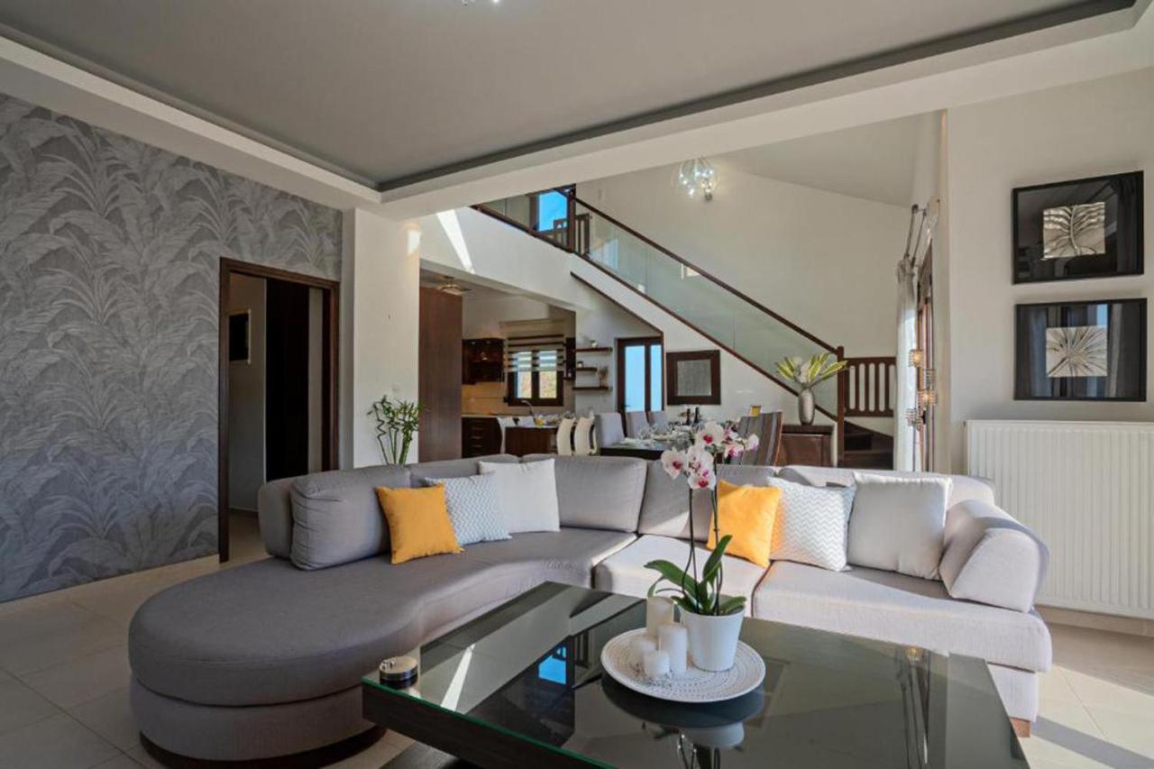 Villa Ellovos With Private Pool Retimno Zewnętrze zdjęcie