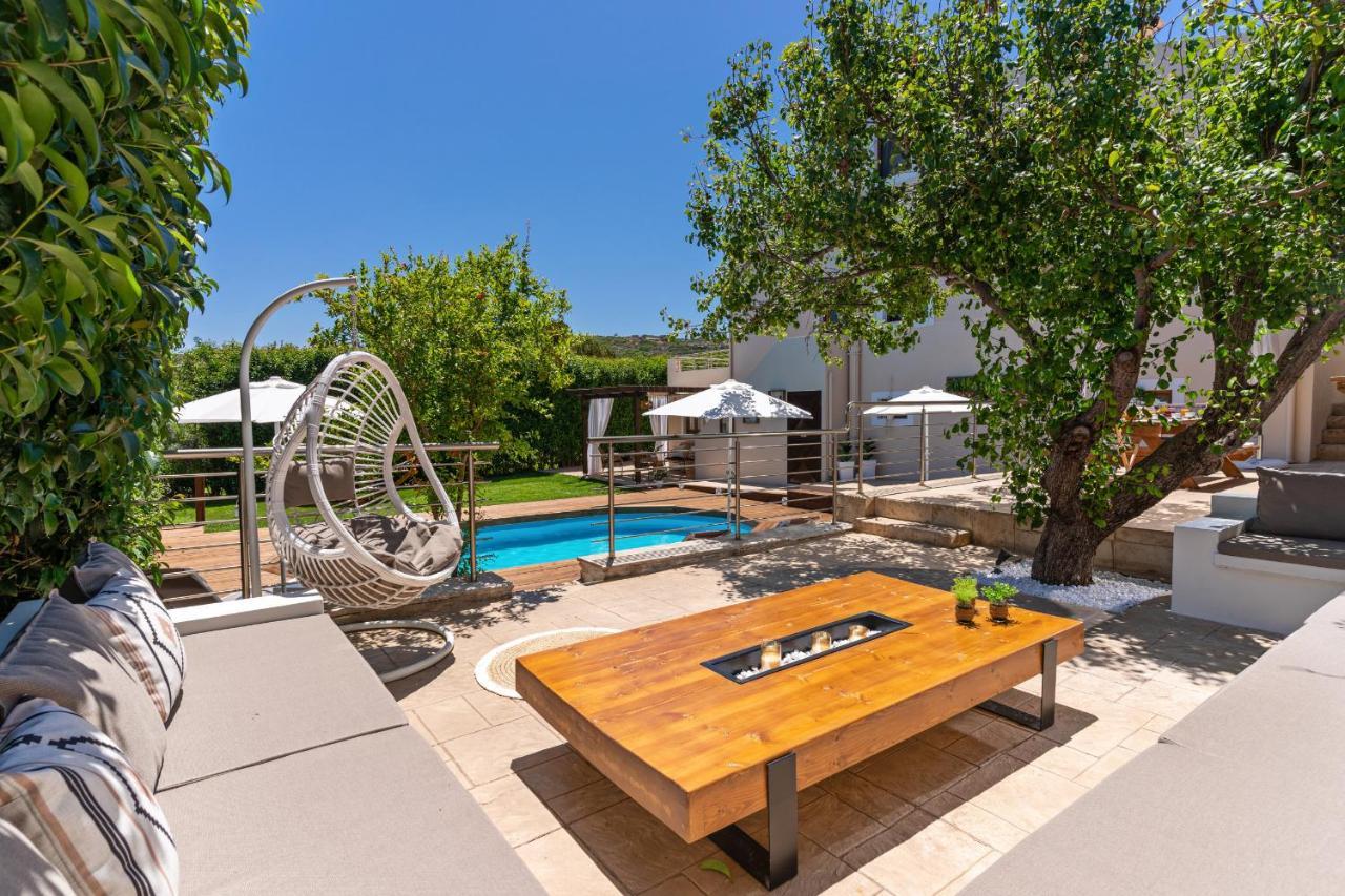 Villa Ellovos With Private Pool Retimno Zewnętrze zdjęcie