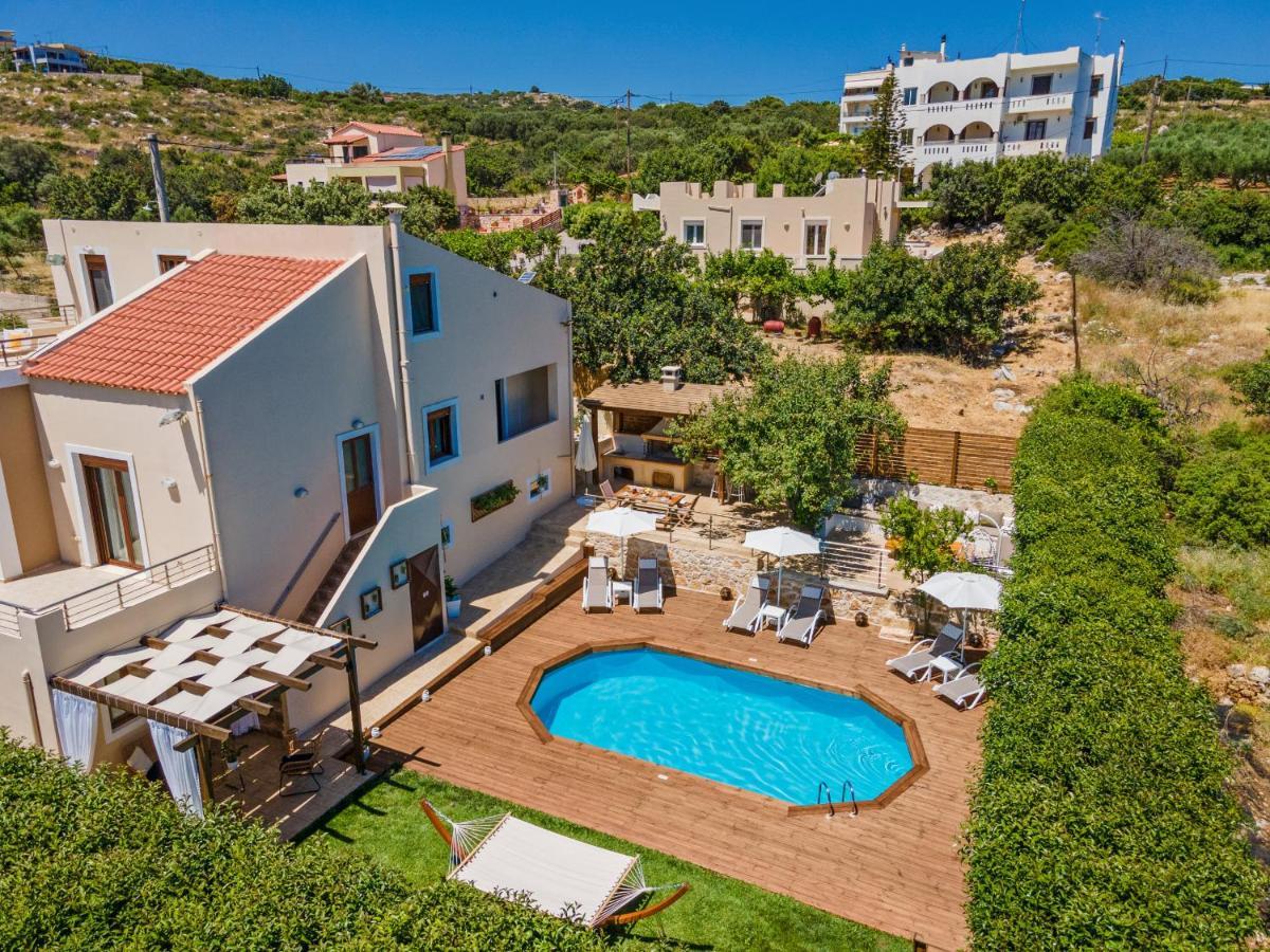 Villa Ellovos With Private Pool Retimno Zewnętrze zdjęcie